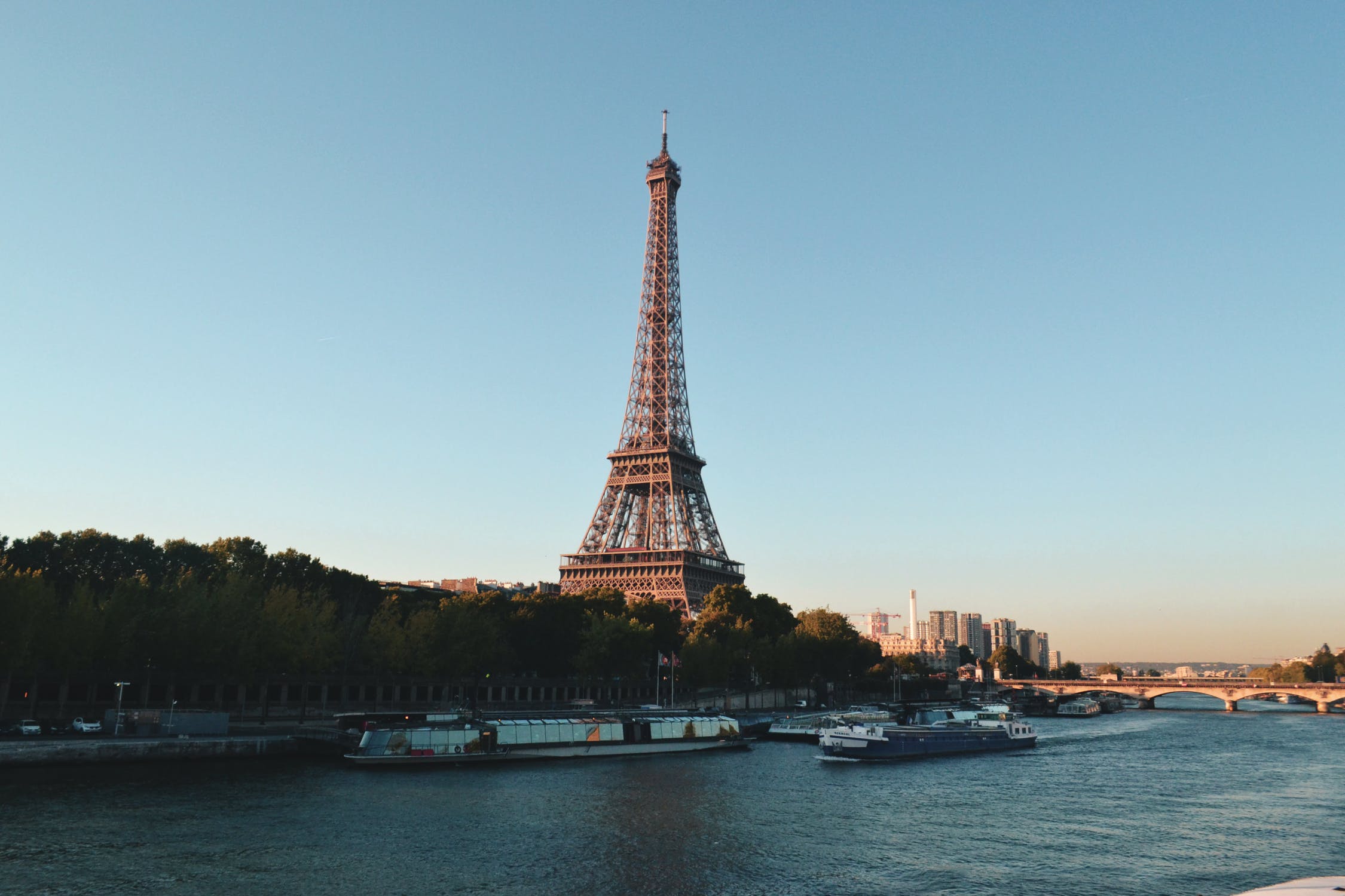 vista da Torre Eiffel, em Paris